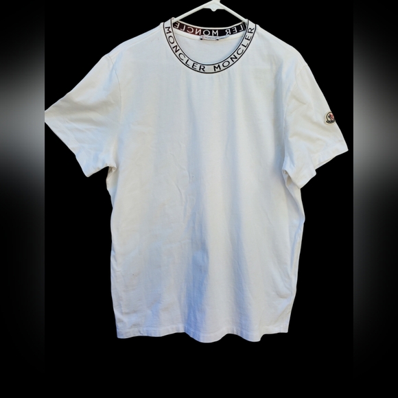 Moncler White Tee Shirt - Picture 1 of 11